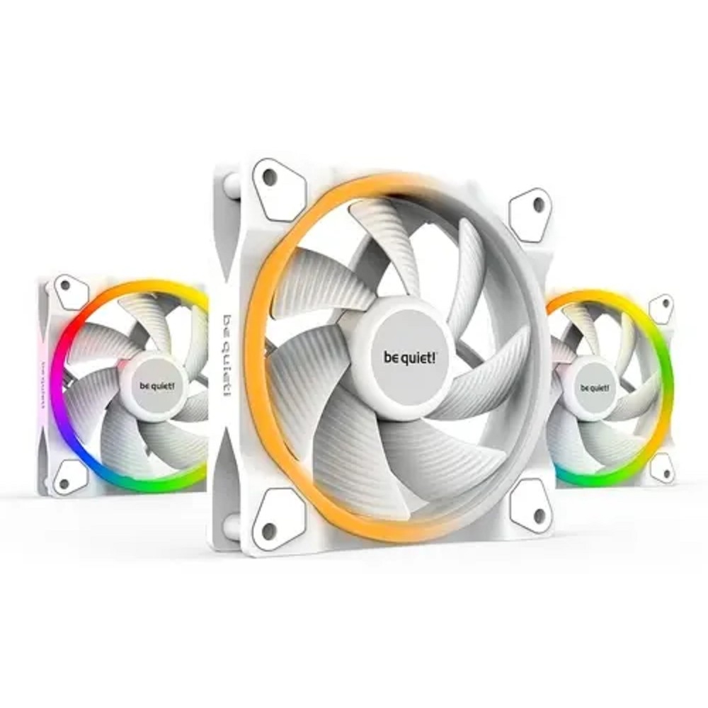 Комплект вентиляторов (3 шт.) be quiet! Light Wings White 120mm PWM Triple Pack / BL100