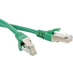 Hyperline PC-LPM-STP-RJ45-RJ45-C6-1M-LSZH-GN Патч-корд F/UTP, экранированный, Cat.6, LSZH, 1 м, зеленый