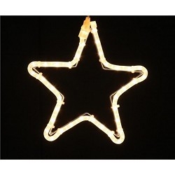 Фигура световая Neon-night "Звездочка LED" белый, размер 30x28 см