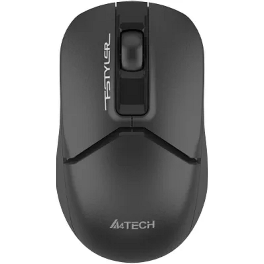 Мышь A4Tech Fstyler FG12S черный оптическая (1200dpi) silent беспроводная USB (3but)