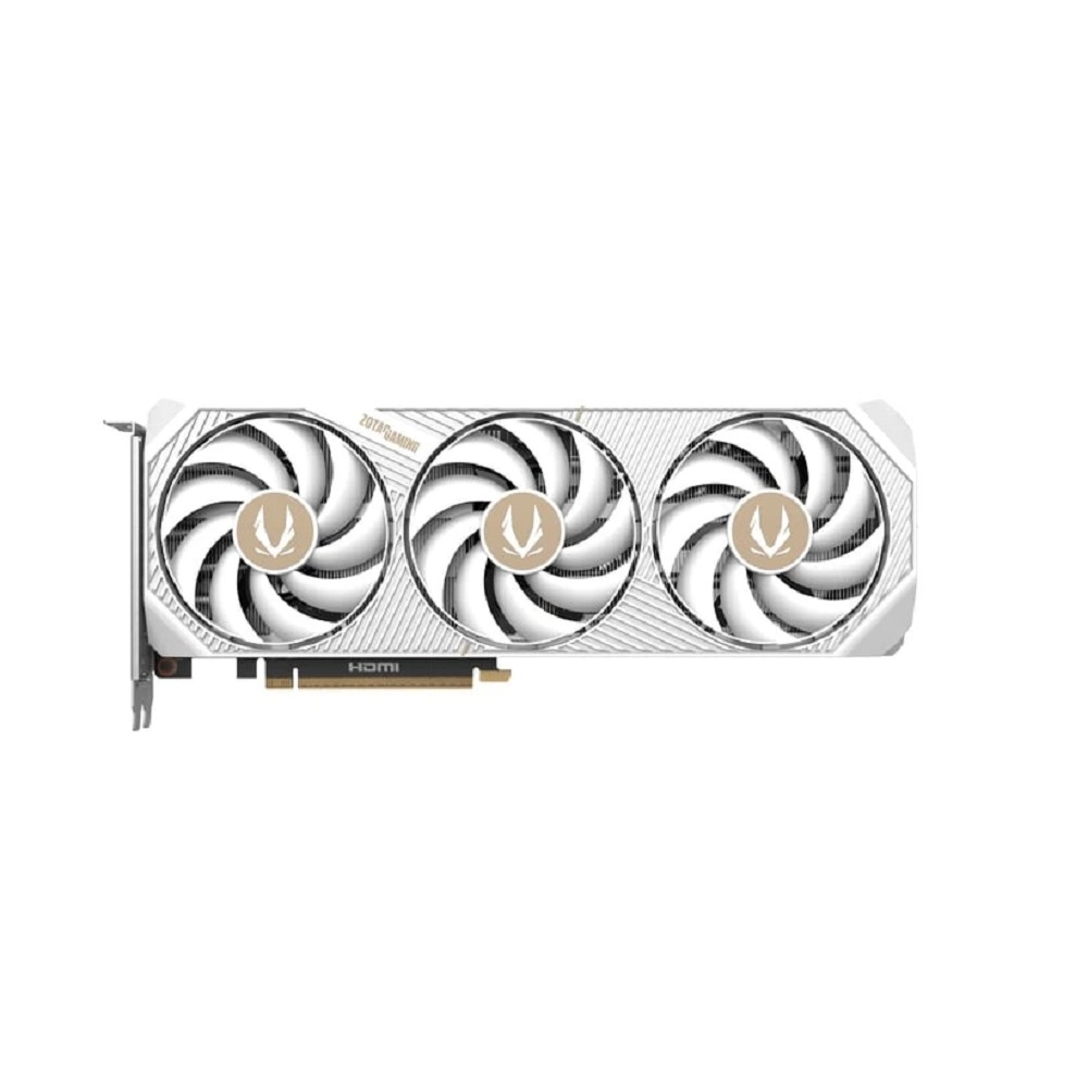 Видеокарта ZOTAC GAMING GeForce RTX 5070 AMP White Edition 12GB GDDR7 192bit 2165/2587 MHz 3*DP/HDMI 3*FAN (ZT-B50700FQ-10P) RTL