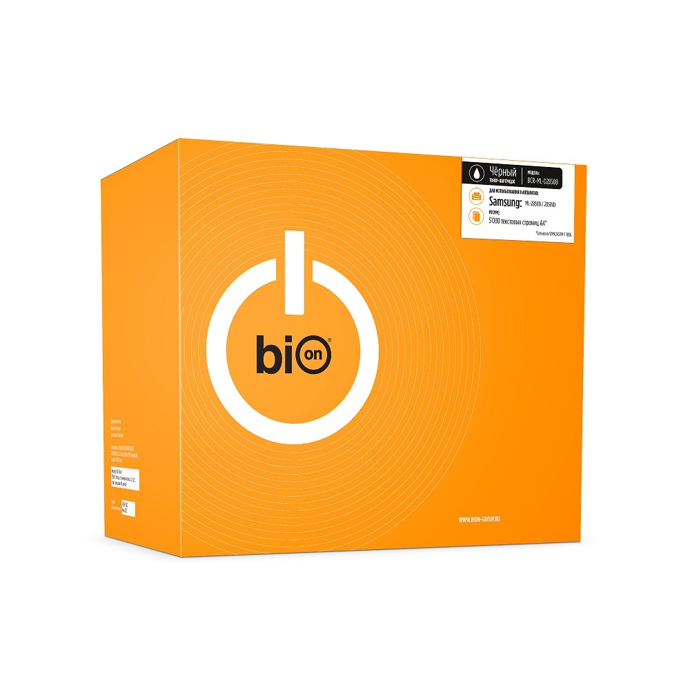 Bion BCR-ML-D2850B Картридж для Samsung { ML-2450/2850D/2851ND }(5000  стр.),Черный, с чипом