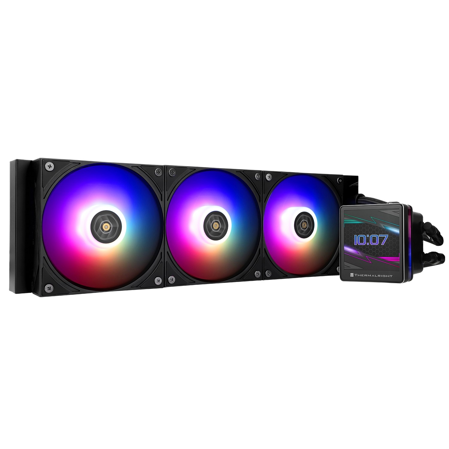 Thermalright Система водяного охлаждения Grand Vision 360 ARGB Black / 3x120mm ARGB PWM Fans / TRGV360AB