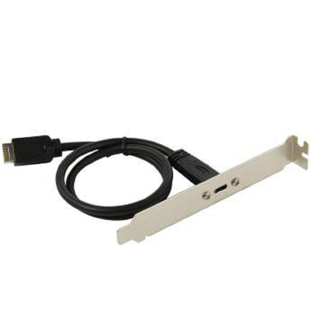 ORIENT C082E, Планка портов в корпус 1xUSB Type-C, USB3.2 Gen2 Type-E, длина кабеля 50см, oem (33182)