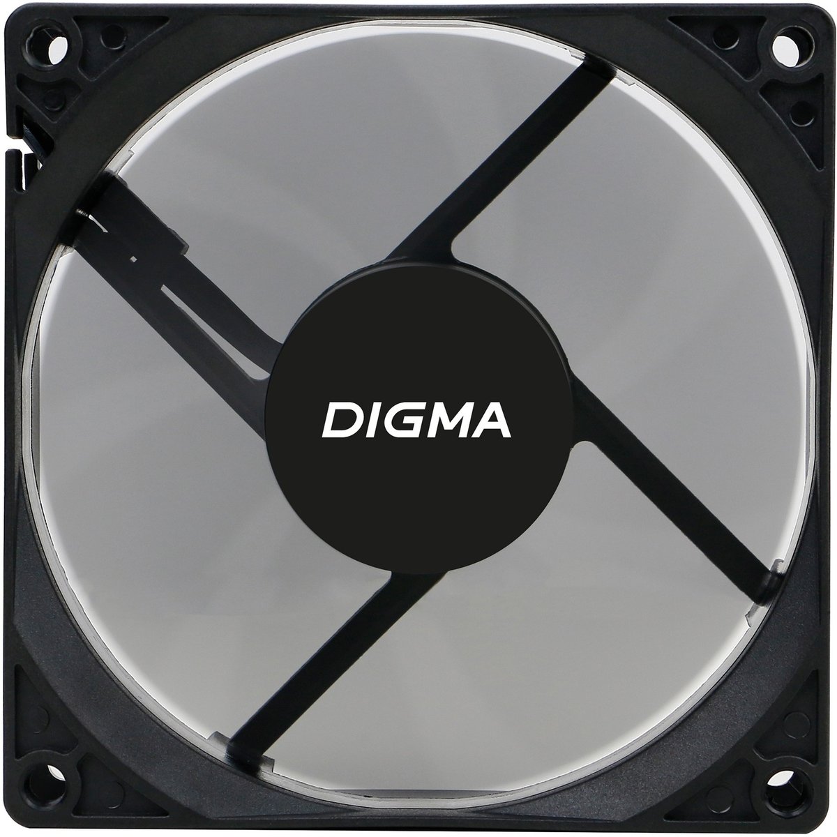 Вентилятор Digma DFAN-90  90мм черный 3-pin 4-pin (Molex)Ret