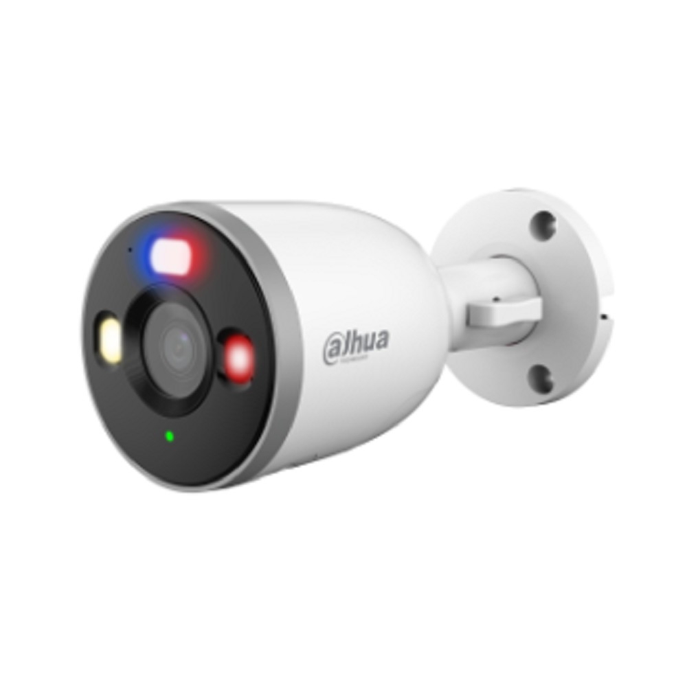 DAHUA DH-IPC-F5DP-PV-0280B Уличная цилиндрическая IP-видеокамера 5Мп; 1/2.7” CMOS;2.8мм двойная подсветка; сигнализация красно-синей подсветкой IP67 металл, пластик; Wi-Fi 2.4ГГц