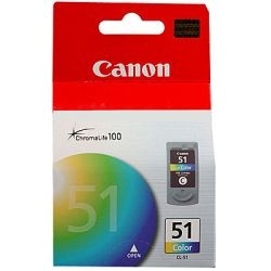 Canon CL-51 0618B025/001 Картридж Canon Pixma MP150/170/450/iP2200 IJ EMB, Цветной, 412стр.