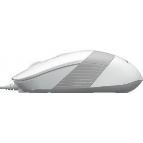 A-4Tech Мышь FStyler FM10 WHITE белый/серый оптическая (1000dpi) USB [1147676]