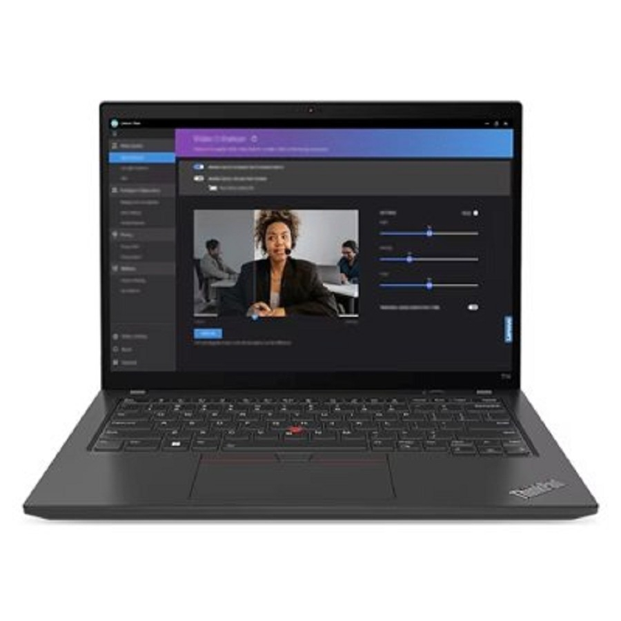 Ноутбук Lenovo ThinkPad T14 G4 - 14", 1920x1200 (WUXGA), Intel Core i7 1355U 1700MHz, DDR5 16 ГБ, SSD 512 ГБ, Intel Iris Xe Graphics, Bluetooth, Wi-Fi, FPR, чёрный, Windows 11 Pro 64, 21HD0077US