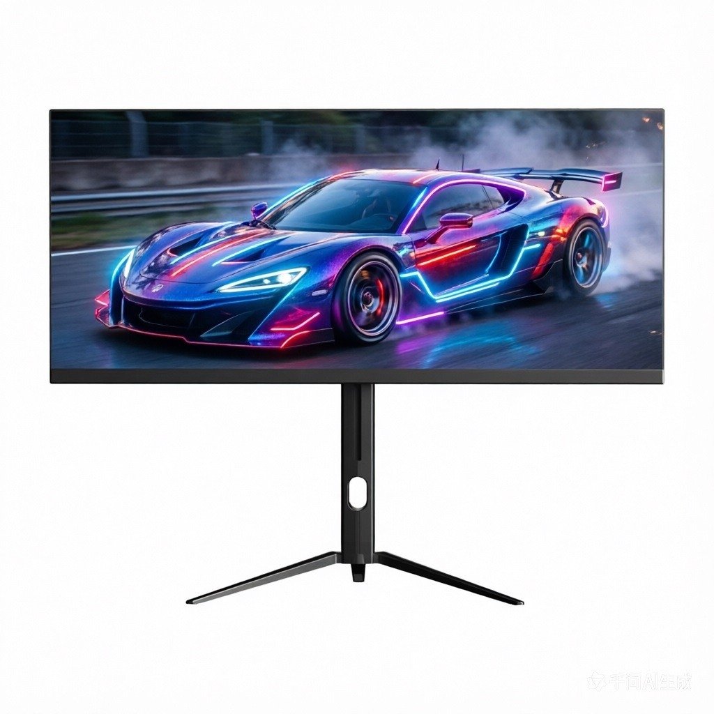 CBR LCD Монитор 34" MG-3401, IPS, UWQHD 2K 3440x1440, 165Гц, 1мс, 350Кд/м2, Динамики 2*3W, HAS, Pivot, 2*DP/2*HDMI/4*USB3.0, внешний БП, черный, кабели  HDMI/DP [LCD-MG3401-OPC]