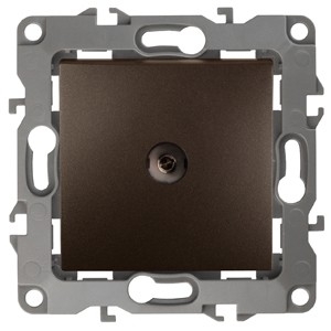Эра Б0019340 12-3101-13 Розетка TV одиночная, Эра12, бронза