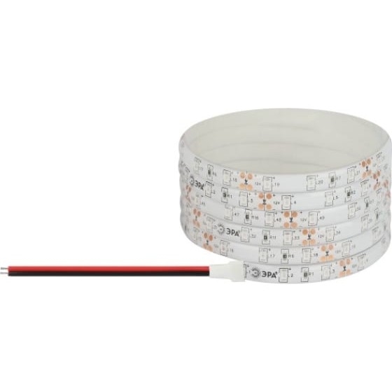 ЭРА Б0059899 Светодиодная лента LS2835 -4,8-60-12-R-IP65-1 year-5m, красный, 5м