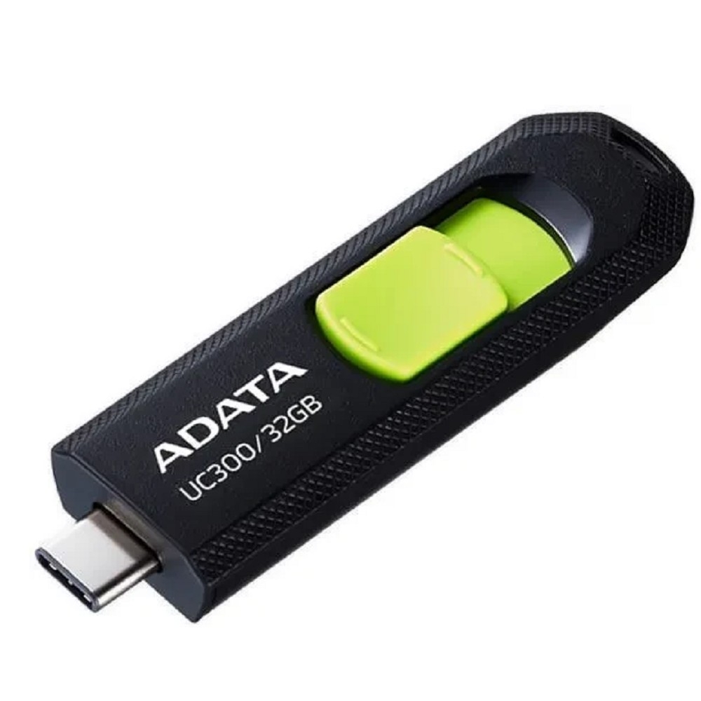 A-DATA Flash Drive 32GB <ACHO-UC300-32GRBK/GN> UC300, Type-C