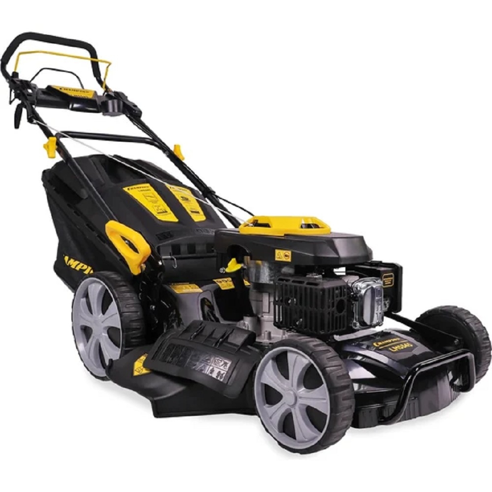 CHAMPION Газонокосилка LM5345 { 4,4кВт привод 525мм 70л  25-75мм 1рычаг/7,  39,6кг 4в1 }