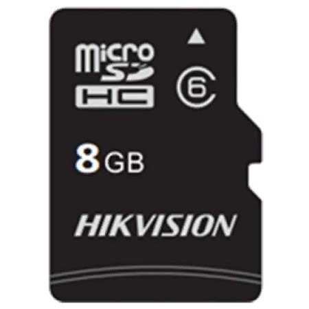 Micro SecureDigital 8GB Hikvision HS-TF-C1(STD)/8G/ZAZ01X00/OD <HS-TF-C1(STD)/8G/ZAZ01X00/OD> (без SD адаптера) R/W Speed 90/12MB/s
