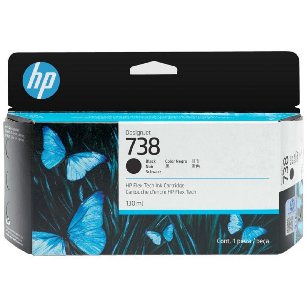 Картридж HP 498N4A (№738) Black для  HP DesignJet T850/T950