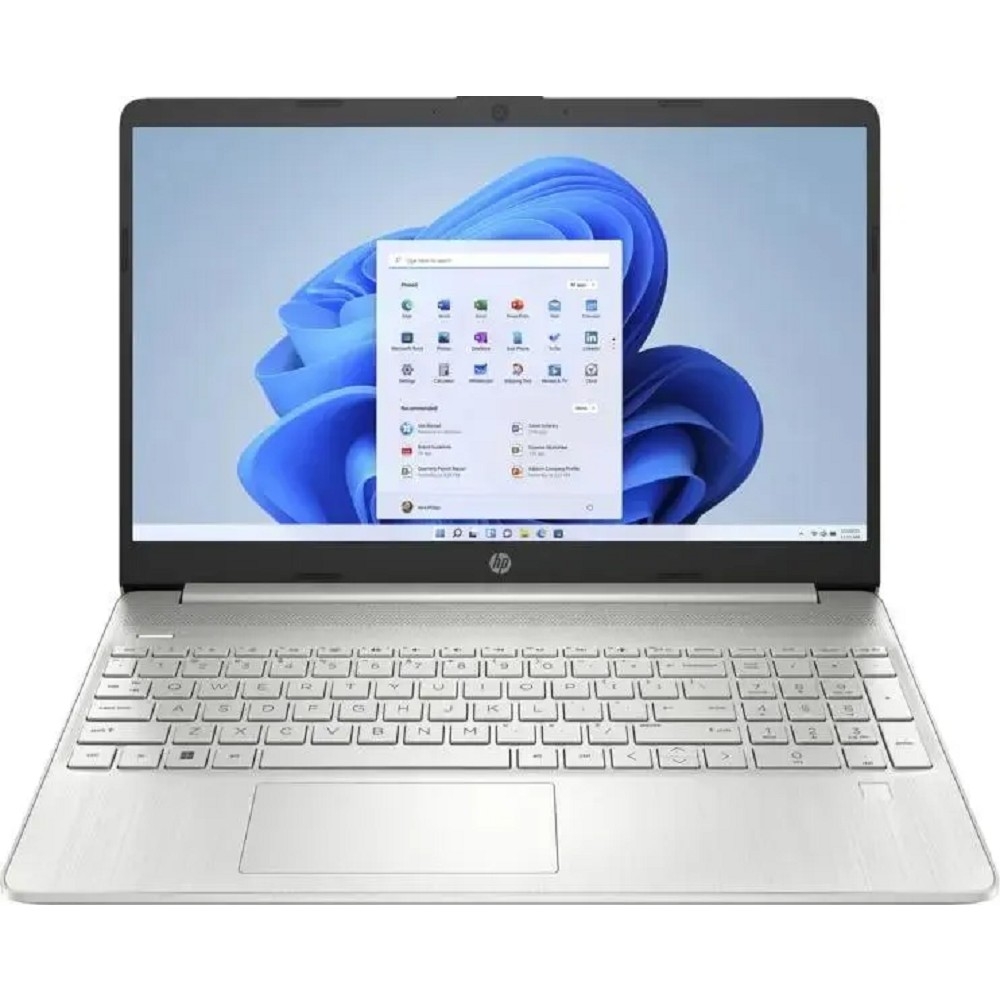 Ноутбук HP 15-dy5073dx Core i7 1255U 16Gb SSD512Gb Intel Iris Xe graphics 15.6" IPS Touch FHD (1920x1080) Windows 11 Home silver WiFi BT Cam (8L708UA)