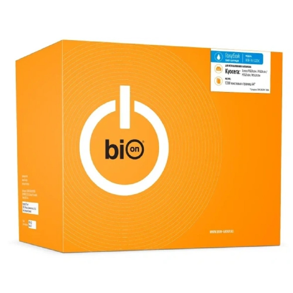 Bion BCR-TK-5270C Тонер Картридж для Kyocera ECOSYS M6230cidn/P6230cdn/M6630cidn (6'000 стр.) Голубой, с чипом