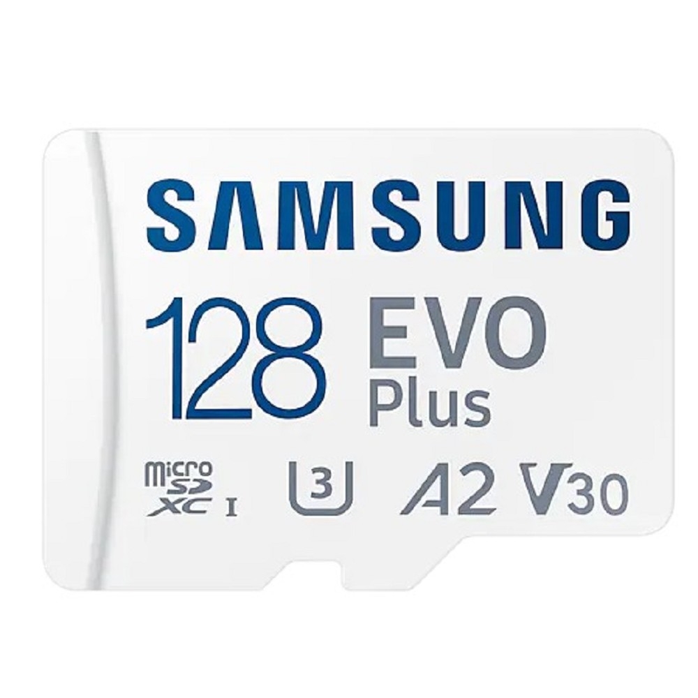 Флеш карта microSD 128GB SAMSUNG EVO PLUS microSDXC Class 10, UHS-I, (SD адаптер) 130MB/s