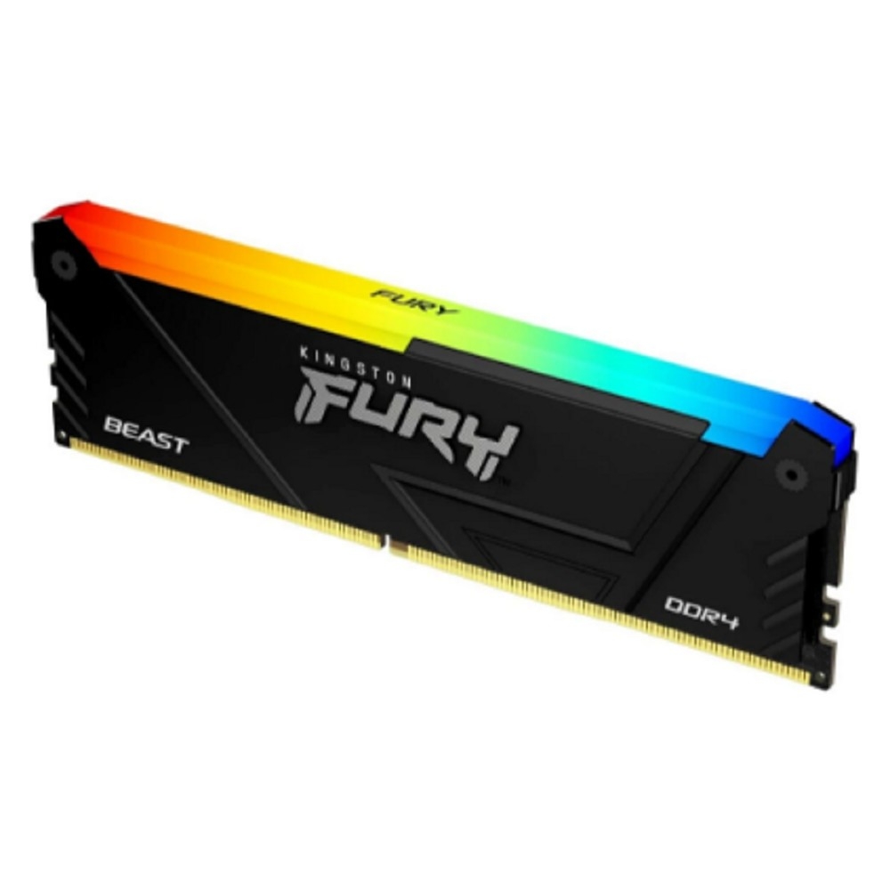 Память DDR4 8GB 2666MHz Kingston KF426C16BB2A/8 Fury Beast RGB RTL Gaming PC4-21300 CL16 DIMM 288-pin 1.2В dual rank с радиатором Ret