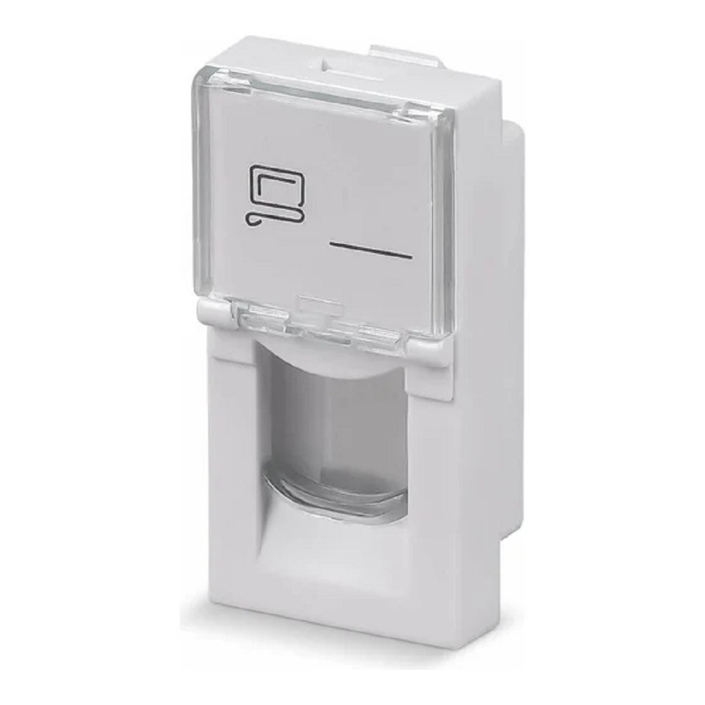 Cabeus FP-L-22,5-1M Вставка 45x22,5 (Mosaic) для 1 модуля формата Keystone Jack