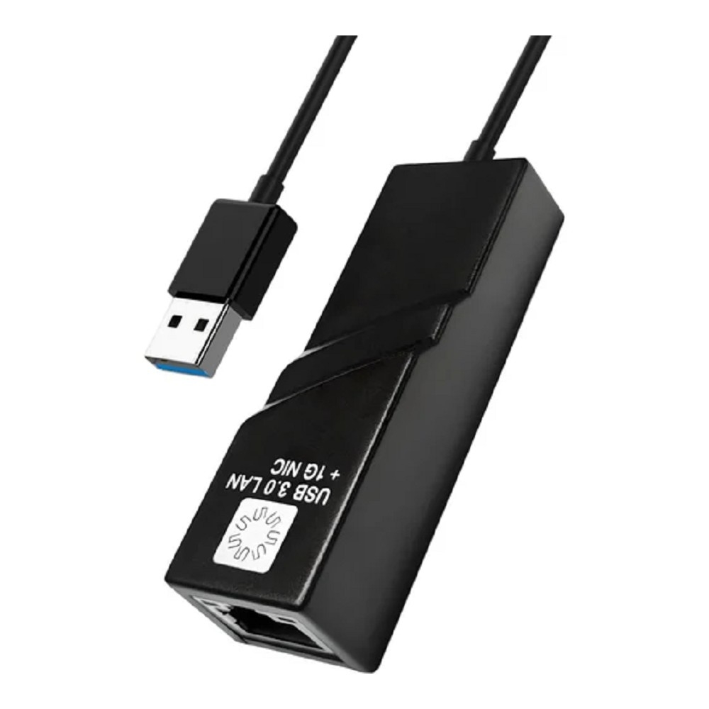 Адаптеры USB Ethernet 5bites Кабель-адаптер 5bites UA3-45-01BK USB3.0 -> RJ45 10/100/1000 Мбит/с, 10 см