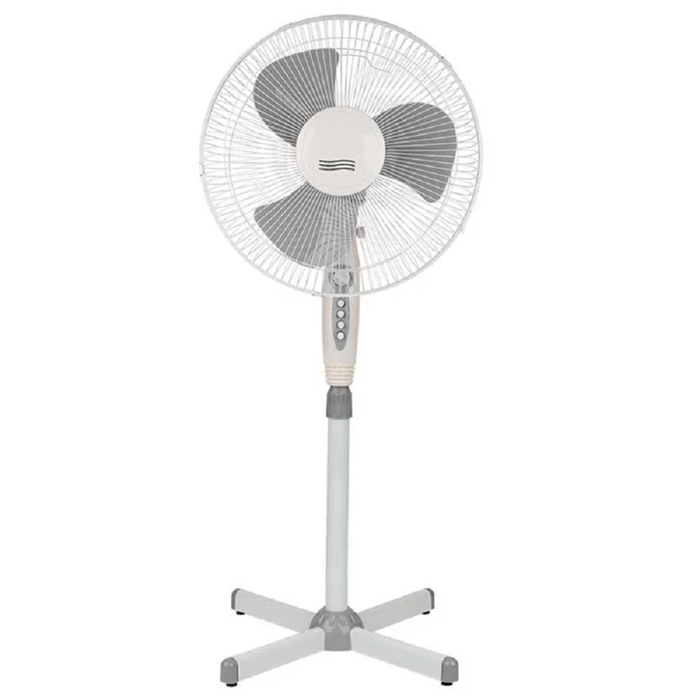 Rexant (60-0208) Вентилятор напольный DUX DX-1611T с таймером, 40 Вт, 220V, цвет белый/серый