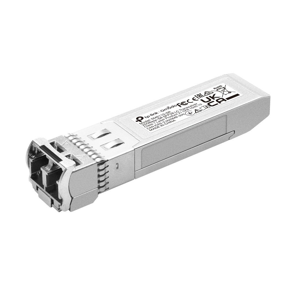 TP-Link SM6110-SR Трансивер SFP28, 25GBase-SR (Duplex LC), 850нм, многомод, OM3 (до 70м)/OM4 (до 100м)