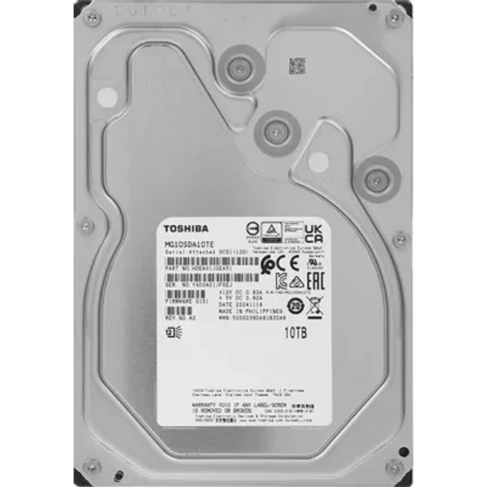 Жесткий диск Toshiba MG10SDA10TE, SAS 3.0, 10TB, 7200rpm, 3.5"