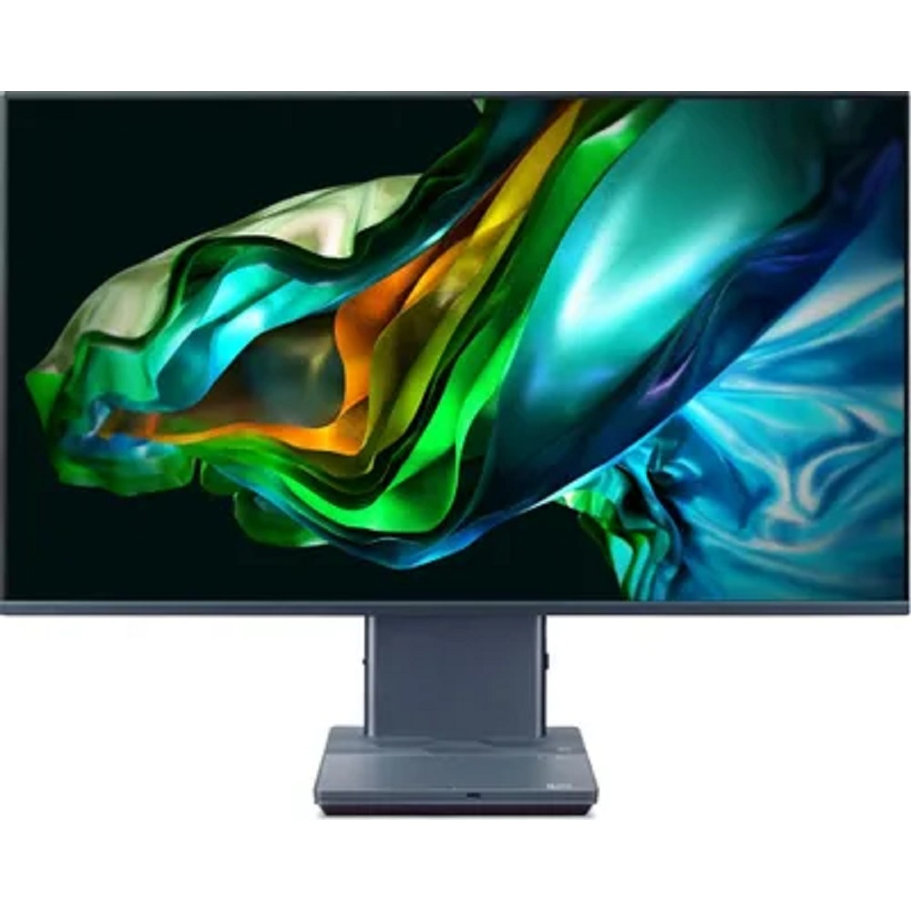 Моноблок Acer Aspire S32-1856 31.5" WQHD i7 1360P (2.2) 16Gb SSD512Gb Iris Xe CR Windows 11 Pro GbitEth WiFi BT 180W клавиатура мышь Cam серый 2560x1440