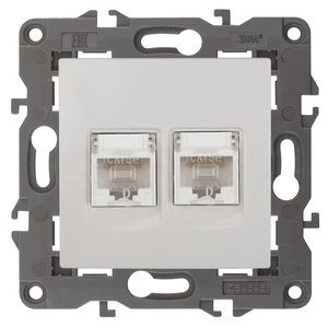 Эра Б0034308 14-3108-0 Розетка 2 х RJ45, IP20, белый