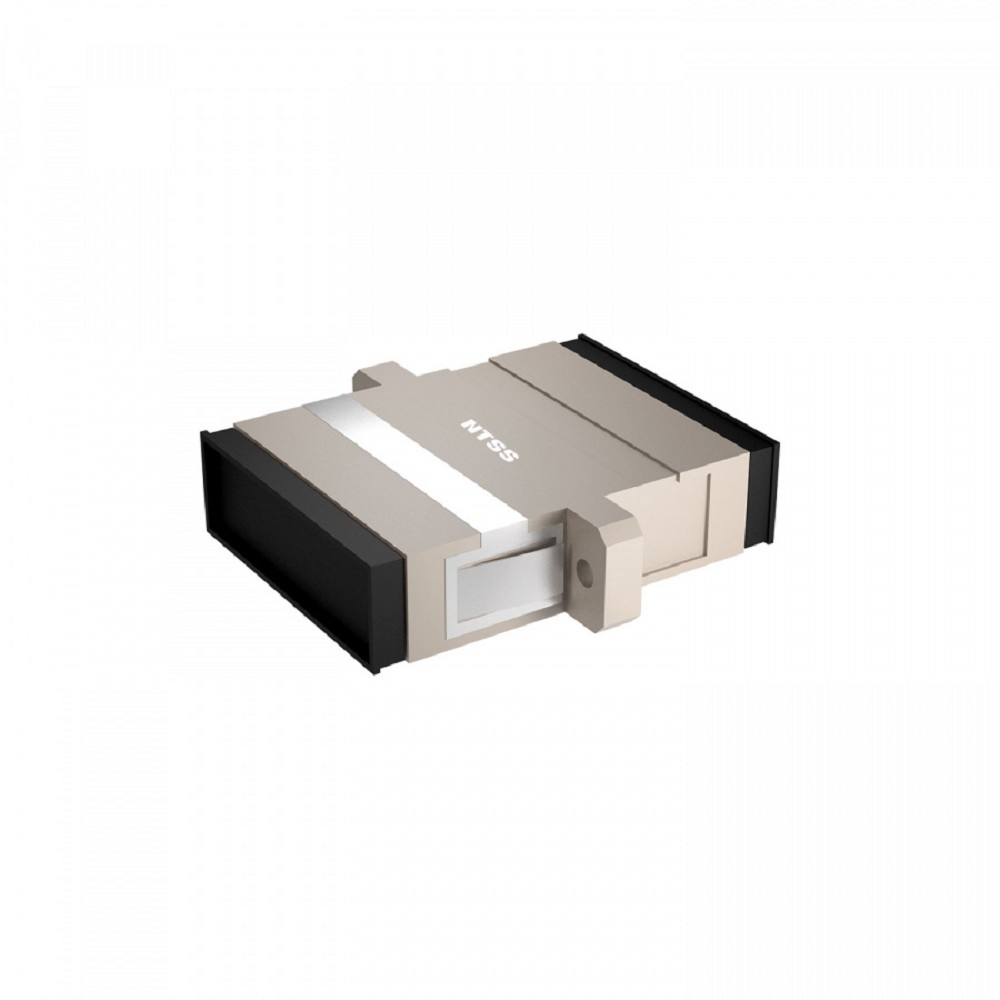 NTSS Адаптер оптический NTSS дуплекс SC mm (слоновая кость) NTSS.2SC/PC/MM-S