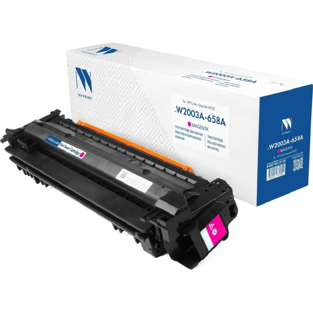 Картридж NVPrint совместимый NV-W2003A 658A Magenta для HP Color LaserJet M751 (6000k)