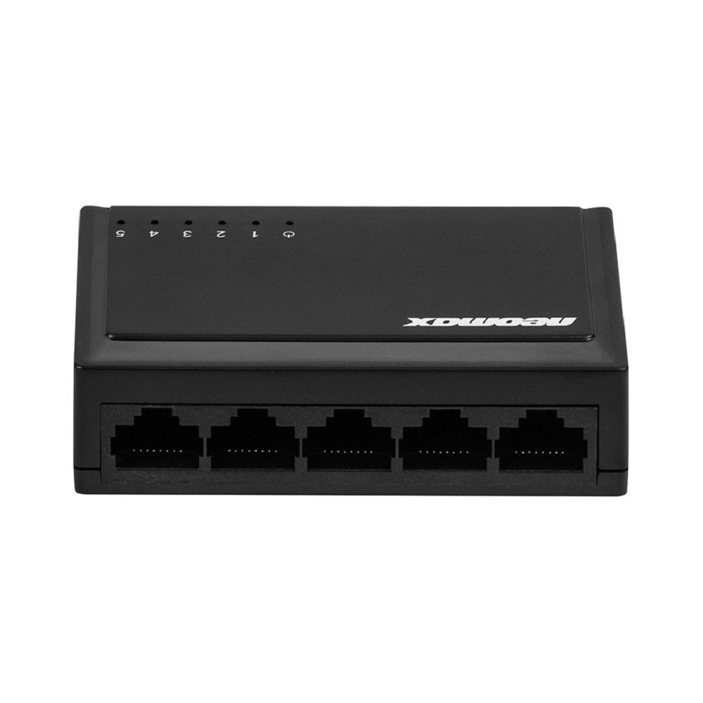 NEOMAX неуправляемый коммутатор NMS-105P-100-P, 5 портов 100 Mbps, пластик