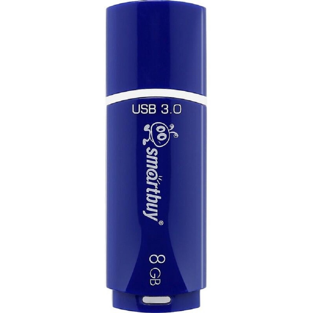 Флешка USB Smartbuy 8Gb USB <USB 3.0> Smartbuy Crown Blue (SB8GbCRW-Bl)