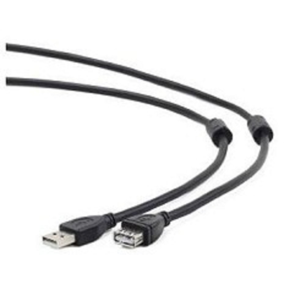 Cablexpert CCF2-USB2-AMAF-10 USB 2.0  Pro Кабель, AM/AF, 3м, экран, 2феррит.кольца, черный, пакет