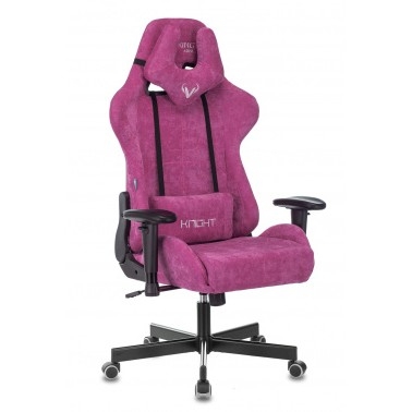 Кресло игровое Бюрократ VIKING KNIGHT LT15 FABRIC малиновый крестовина металл [1372997]