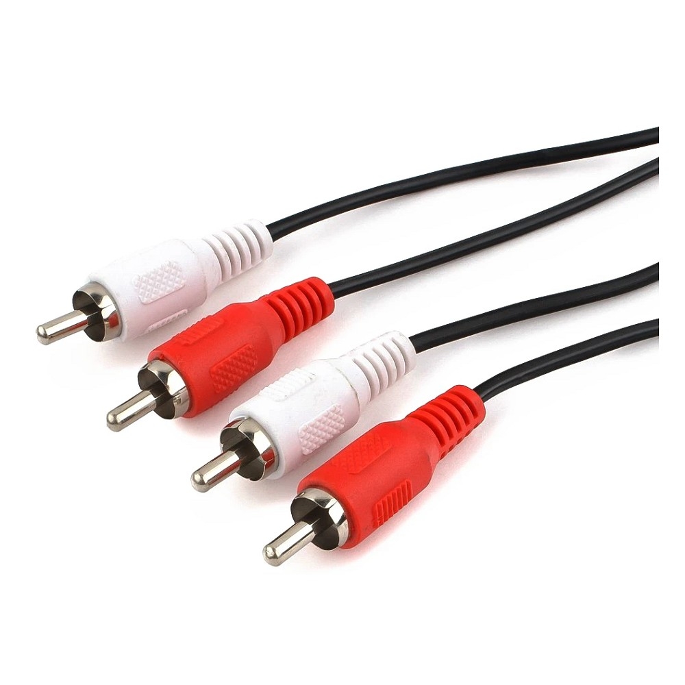 <085978> Кабель аудио-видео 2RCA (m) < - > 2RCA (m) 10.0м, Cablexpert [CCA-2R2R-10M-N]