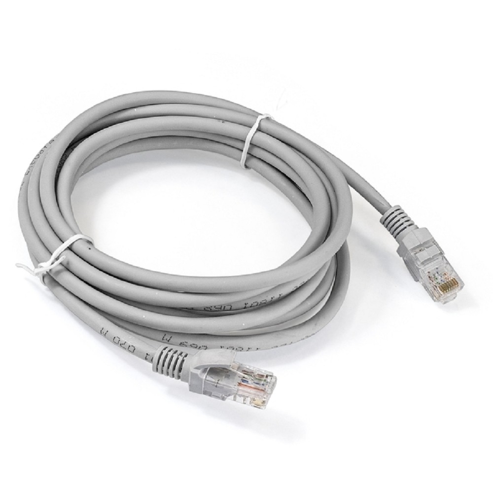 Патч-корд ExeGate EX286384RUS UTP-RJ45-RJ45-5e-3M-LSZH-GY, UTP, cat.5e, LSZH, 3м, серый