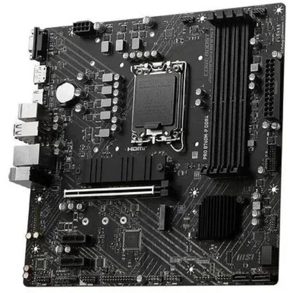 MSI PRO B760M-P DDR4 {LGA1700, 4xDDR4 4xSATA3 RAID 2xM.2 HDMI DP mATX} RTL