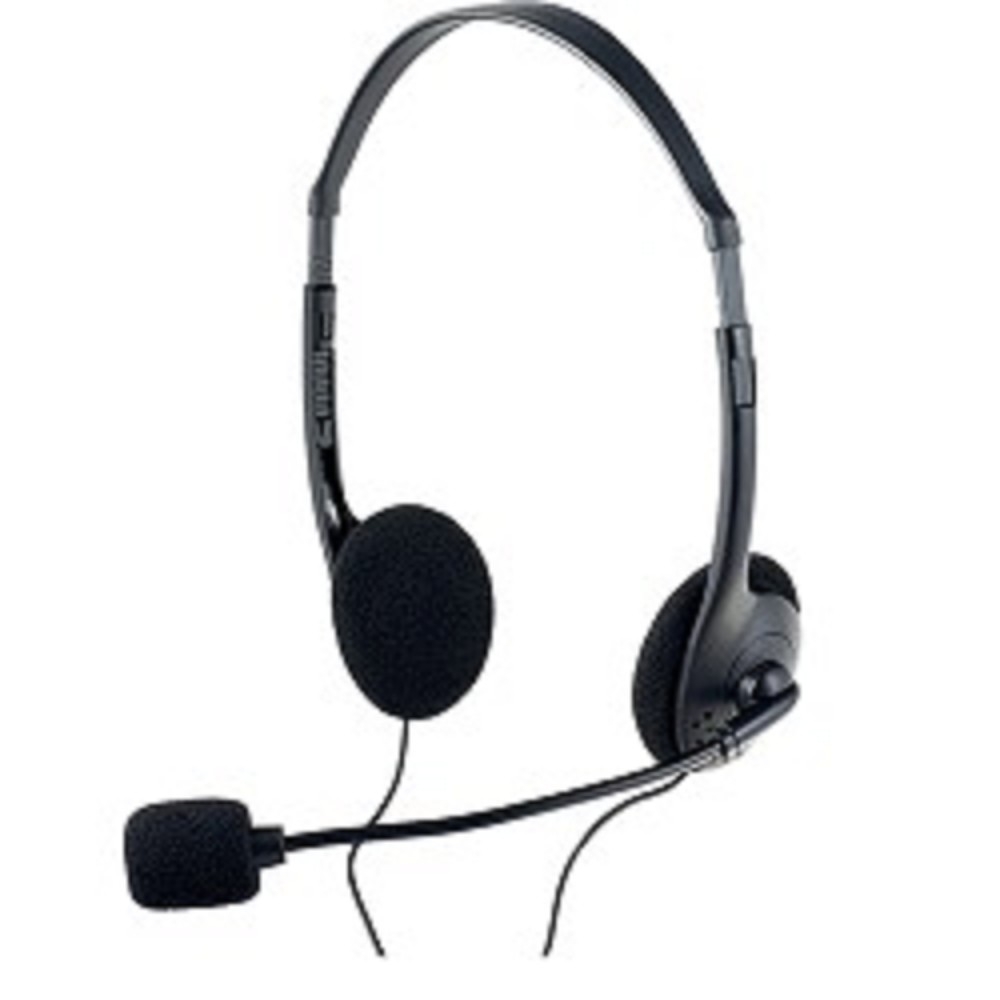 Perfeo стерео гарнитура накладная CHAT черная PF-CHAT-BLK|PF-FLD-BLK