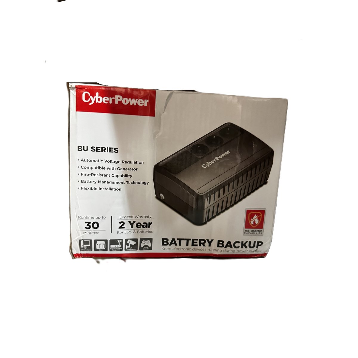 Повреждение упаковки CyberPower BU725E ИБП