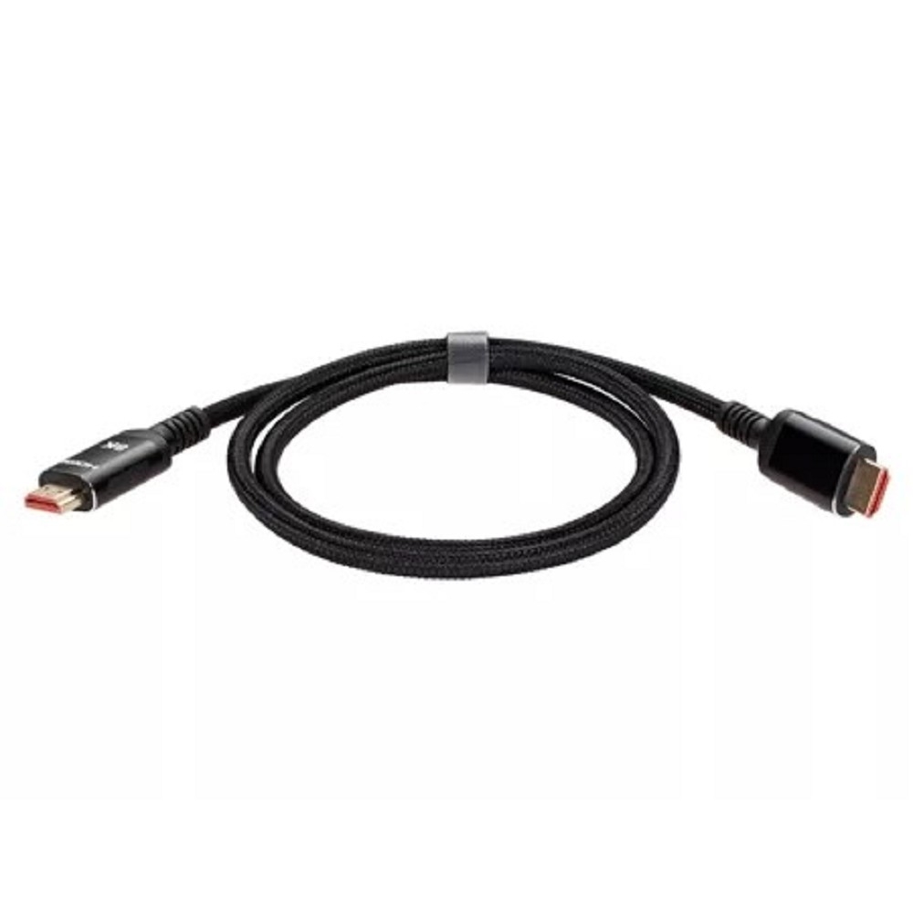 iOpen ACG859B-1.0 Кабель интерфейсный HDMI-HDMI 19M/M,ver. 2.1 8KX60Hz (Econom) оплетка 1m