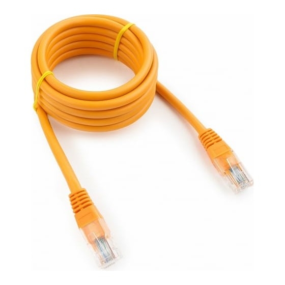 <084146> Кабель патч-корд .Patch cord кат.5e 2.0м, Cablexpert, многожильный, оранжевый [PP12-2M/O]