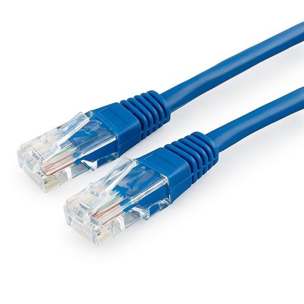 Cablexpert Патч-корд медный UTP PP10-15M/B кат.5, 15м, литой, многожильный (синий)