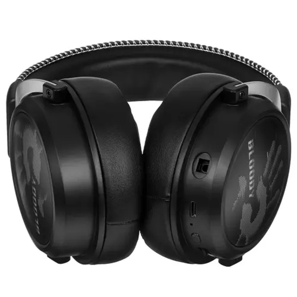 Наушники с микрофоном A4Tech Bloody MR590 Sports черный 1.5м мониторные BT/Radio/3.5mm оголовье (MR590 + WIRED/SPORT BLACK)