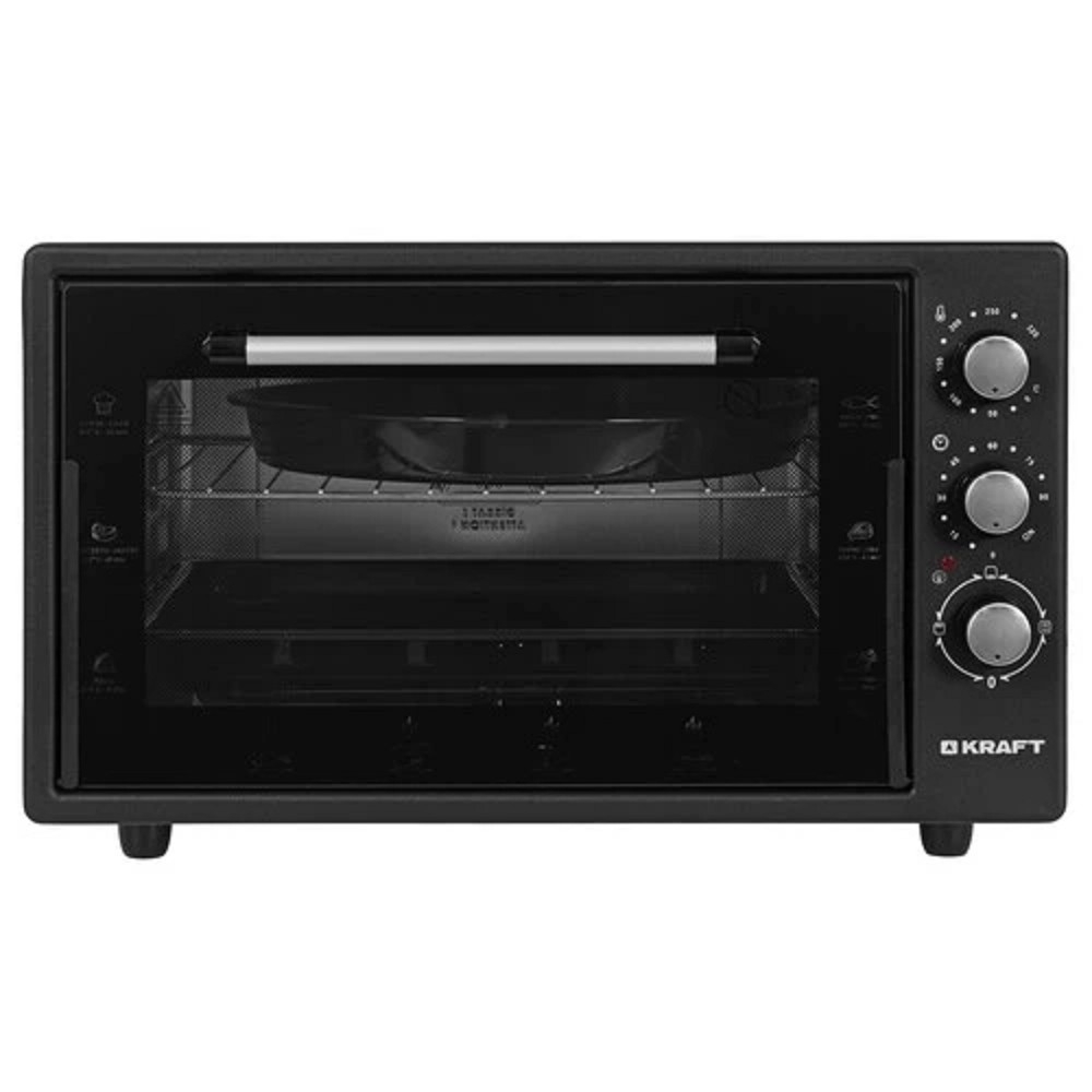 KRAFT KF-MO 4500 BL Мини-печь, 45 л, черный