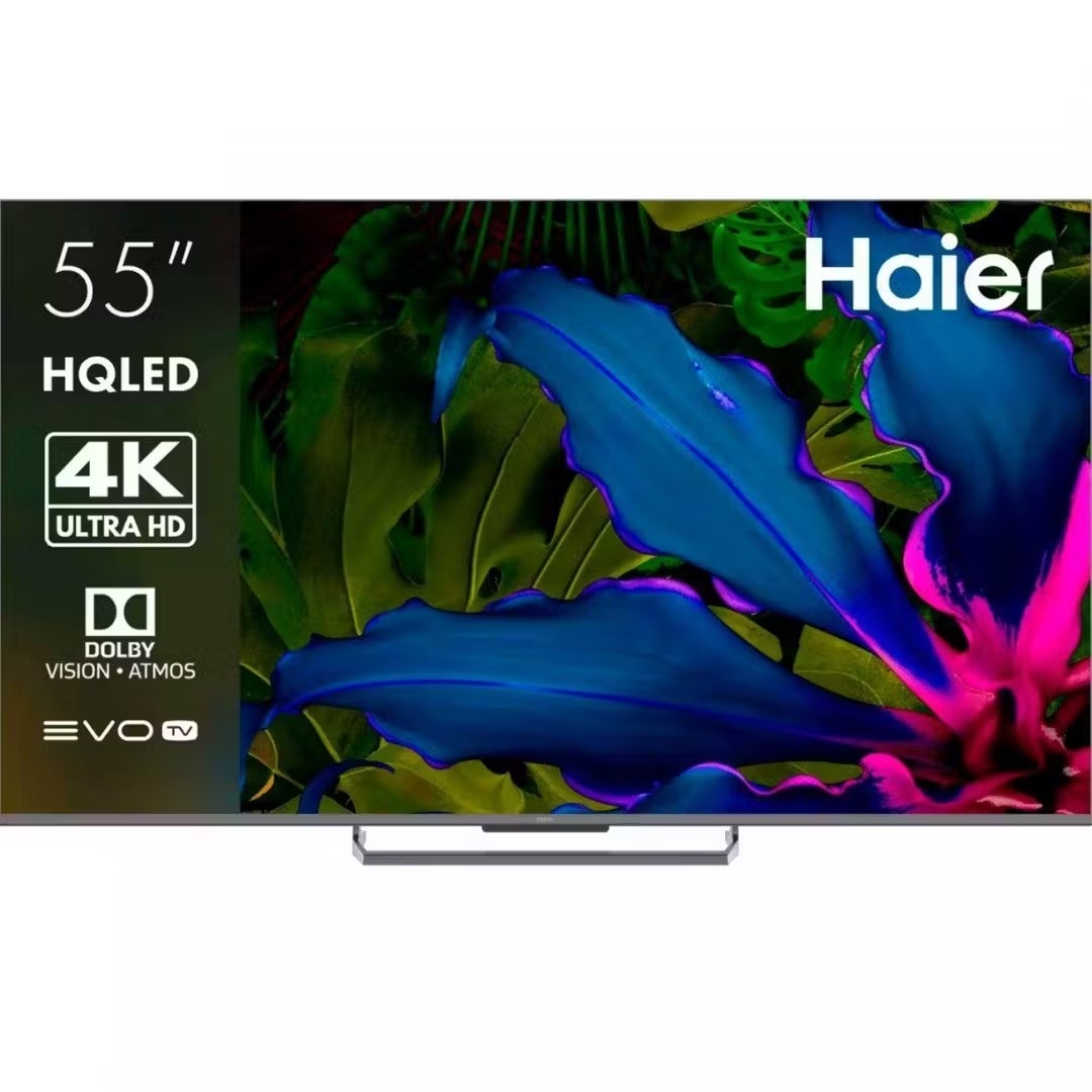 Телевизор QLED Haier 75" Smart TV S6 Frameless серый 4K Ultra HD 144Hz MEMC DVB-T DVB-T2 DVB-C DVB-S DVB-S2 USB WiFi Smart TV