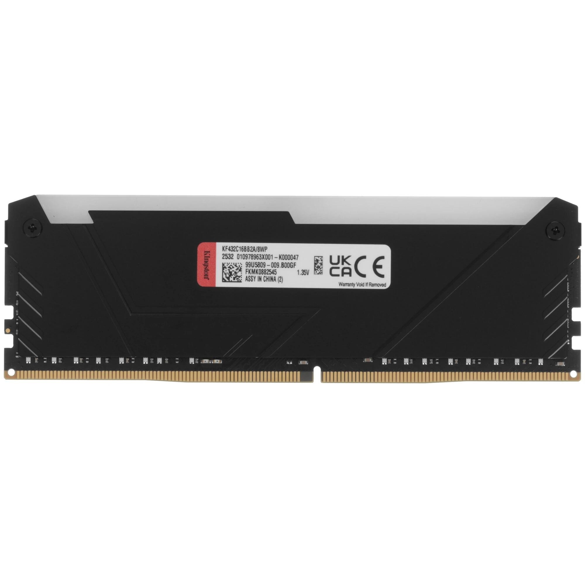 Kingston DDR4 DIMM 8GB KF432C16BB2A/8WP PC4-25600, 3200MHz, CL16