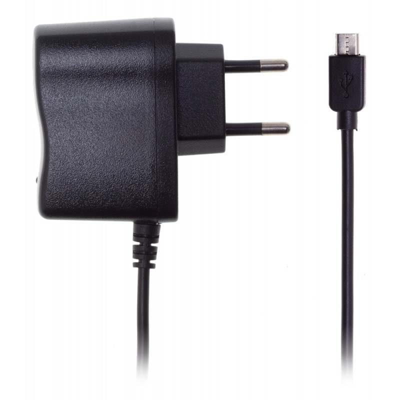Buro XCJ-021-EM-1A Сетевое зар./устр.1A универсальное кабель microUSB черный